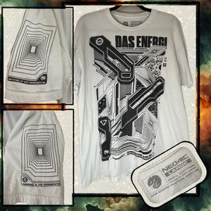 Neo4ic x V2 DAS ENERGI Festival Graphic Tee | Large | 100% Cotton